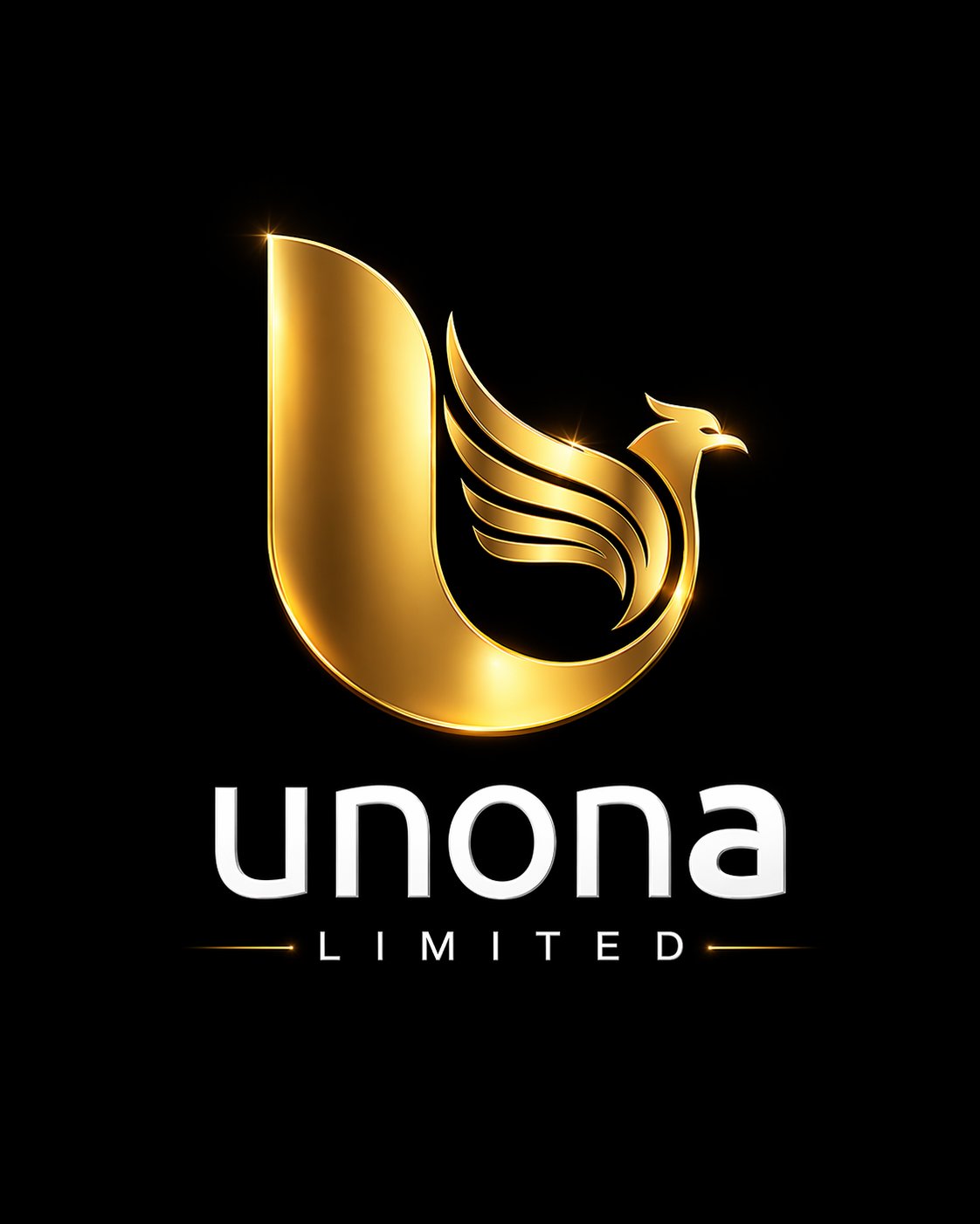 Unona Limited — gold phoenix logo